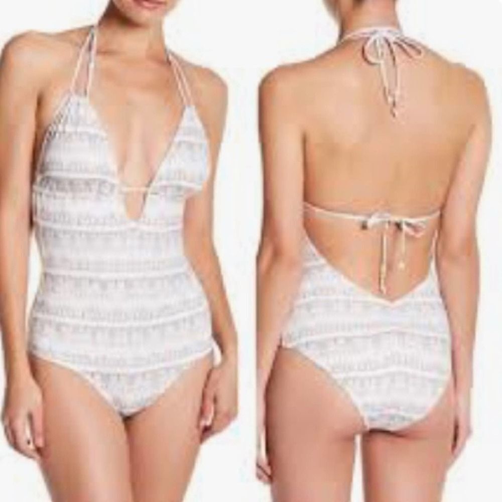 Eberjey Swimsuit One Piece Suki Earth Shadow Sage